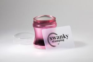 Swanky Stamping, Штамп розовый, силиконовый (4 см)  - NOGTISHOP