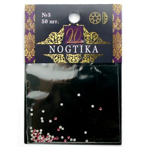 Стразы цветные ROSE Розовый №3 (50 шт) Nogtika Swarovski - NOGTISHOP