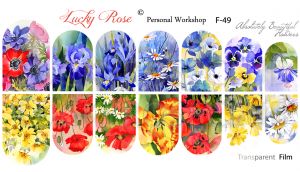 Series F-049 Lucky Rose  - NOGTISHOP