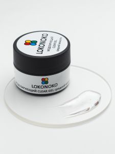 Моделирующий гель CLEAR GEL средней вязкости, LOKONOKO, 15 мл - NOGTISHOP
