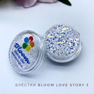Bloom Блестки Love Story №3 - NOGTISHOP